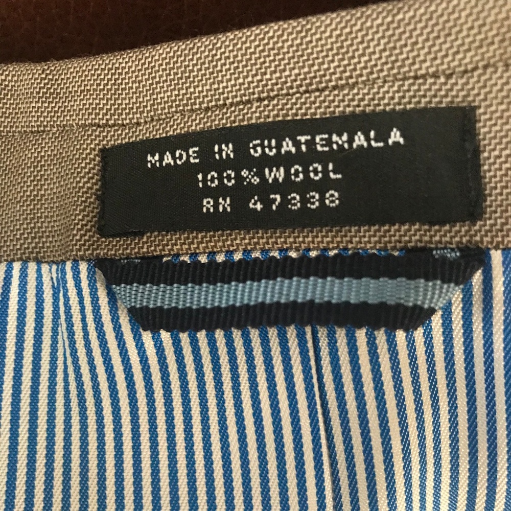 Men's 100 Percent Wool Suit by Tommy Hilfiger